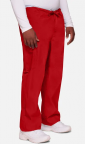 Red Unisex Drawstring Scrub Pants  NASBOCES Phlebotomy